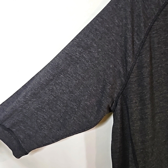 Ellos Black T-shirt Dress With Zippers Size 1X - Picture 4 of 8